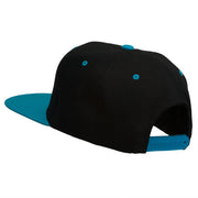 Abstract Wings Design Embroidered Snapback Cap