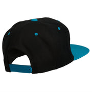 Abstract Wings Design Embroidered Snapback Cap