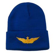 Aircraft Crewman Embroidered Long Beanie