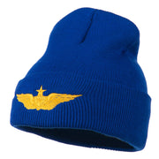 Aircraft Crewman Embroidered Long Beanie