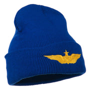 Aircraft Crewman Embroidered Long Beanie