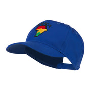 Map of Africa with Word Embroidered Cap