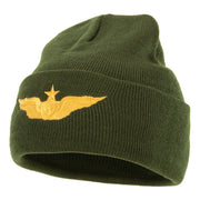 Aircraft Crewman Embroidered Long Beanie