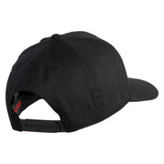 The Best Marine ISA Submarine Blue Patched Solid Cotton Twill Pro Style Cap - Black OSFM