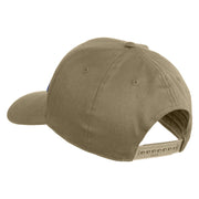 The Best Marine ISA Submarine Blue Patched Solid Cotton Twill Pro Style Cap - Khaki OSFM