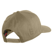The Best Marine ISA Submarine Blue Patched Solid Cotton Twill Pro Style Cap - Khaki OSFM