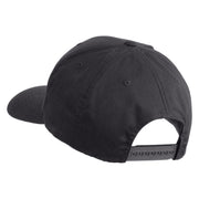 Acorn Patched Retro Cotton Blend Snapback Cap - Charcoal OSFM