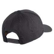 Acorn Patched Retro Cotton Blend Snapback Cap - Charcoal OSFM