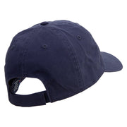 Artistic Christmas Logo Embroidered Low Profile Dyed Cotton Twill Cap - Navy OSFM