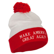 Make America Great Again Embroidered Acrylic Long Beanie