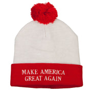 Make America Great Again Embroidered Acrylic Long Beanie