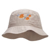 Butterfly Fish Embroidered Bucket Hat - Natural OSFM