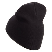 Air Assault Embroidered 8 Inch Short Beanie - Black OSFM