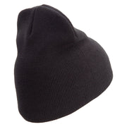 Air Assault Embroidered 8 Inch Short Beanie - Black OSFM