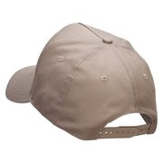 Dandelion 5 Panel Pro Style Brushed Cap - Khaki OSFM