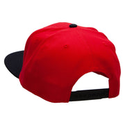 Legends Never Die Embroidered Wool Blend Pro Style 2 Tone Snapback - Black-Red OSFM