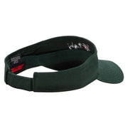 I Love Rugby Embroidered Cotton Twill Sun Visor - Dk-Green OSFM