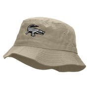 Gator Embroidered Bucket Hat - Natural OSFM