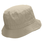 Gator Embroidered Bucket Hat - Natural OSFM