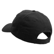 Artistic Christmas Logo Embroidered Low Profile Dyed Cotton Twill Cap