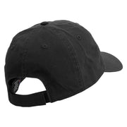 Artistic Christmas Logo Embroidered Low Profile Dyed Cotton Twill Cap