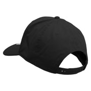 Detective Logo with Eye Embroidered Solid Cotton Twill Pro Style Cap - Black OSFM