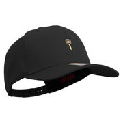 Detective Logo with Eye Embroidered Solid Cotton Twill Pro Style Cap - Black OSFM