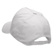 Dandelion 5 Panel Pro Style Brushed Cap - White OSFM