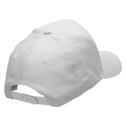 Dandelion 5 Panel Pro Style Brushed Cap - White OSFM