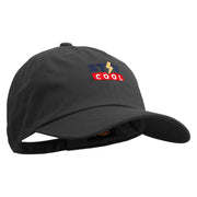 Stay Cool Embroidered Unstructured Cotton Twill Washed Cap - Black OSFM