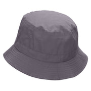 Gator Embroidered Bucket Hat - Charcoal OSFM