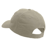 Artistic Christmas Logo Embroidered Low Profile Dyed Cotton Twill Cap - Putty OSFM