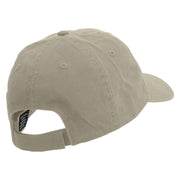 Artistic Christmas Logo Embroidered Low Profile Dyed Cotton Twill Cap - Putty OSFM