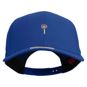 Detective Logo with Eye Embroidered Solid Cotton Twill Pro Style Cap - Royal OSFM