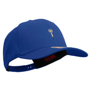 Detective Logo with Eye Embroidered Solid Cotton Twill Pro Style Cap - Royal OSFM