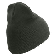 Air Assault Embroidered 8 Inch Short Beanie - Dk-Grey OSFM