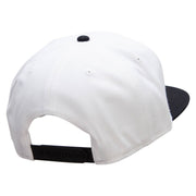 Legends Never Die Embroidered Wool Blend Pro Style 2 Tone Snapback - Black-White OSFM