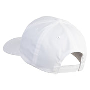 Number 7 Patched Retro Cotton Blend Snapback Cap - White OSFM