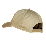 US Air Force Retired Fan Shape Patched Cotton Twill Cap