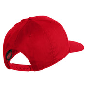 USS Long Beach 1959 1995 CGN - 9 Submarine Blue Patched Solid Cotton Twill Pro Style Cap - Red OSFM