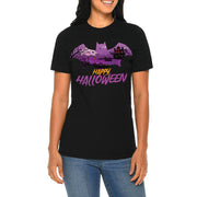 Halloween Bat Graphic Design Ring Spun Combed Cotton Short Sleeve Deluxe Jersey T-Shirt