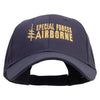 Special Forces Airborne Embroidered Low Profile Organic Cotton Cap - Navy OSFM