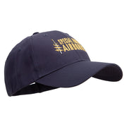 Special Forces Airborne Embroidered Low Profile Organic Cotton Cap - Navy OSFM