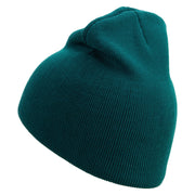 Stocks Embroidered 8 Inch Short Beanie - Dk-Green OSFM