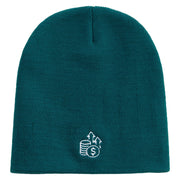 Stocks Embroidered 8 Inch Short Beanie - Dk-Green OSFM