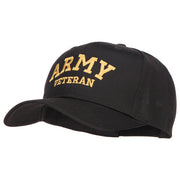 Army Veteran Letters Embroidered Cotton Cap