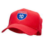 Interstate 10 Solid Cotton Twill Low Profile Snap Cap