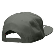 Angry Pizza Monstor Embroidered Prostyle Snapback - Charcoal OSFM