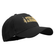 Special Forces Airborne Embroidered Low Profile Organic Cotton Cap - Black OSFM