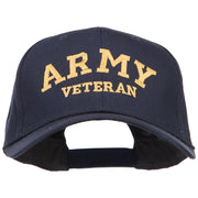 Army Veteran Letters Embroidered Cotton Cap